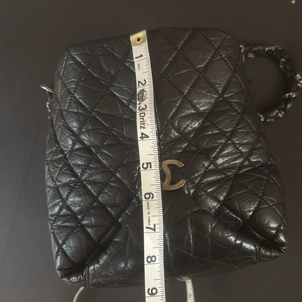 Chanel Ligne Lady Braid Lambskin Quilted Tote
